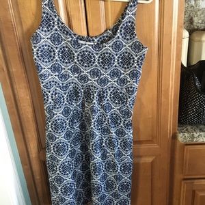 Jude connally blue pattern dress size xs